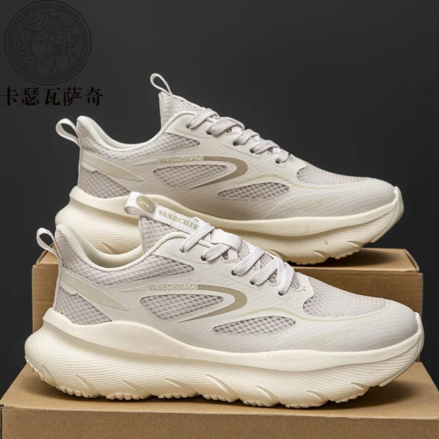 Unisex Breathable Mesh Platform Sneakers Detail