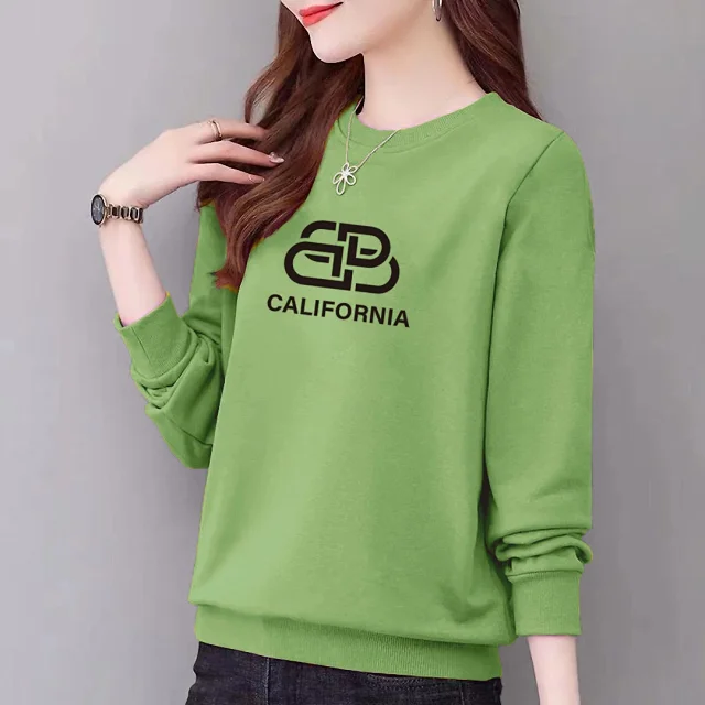 Women's Cozy Hoodie Slim Fit Print Detail