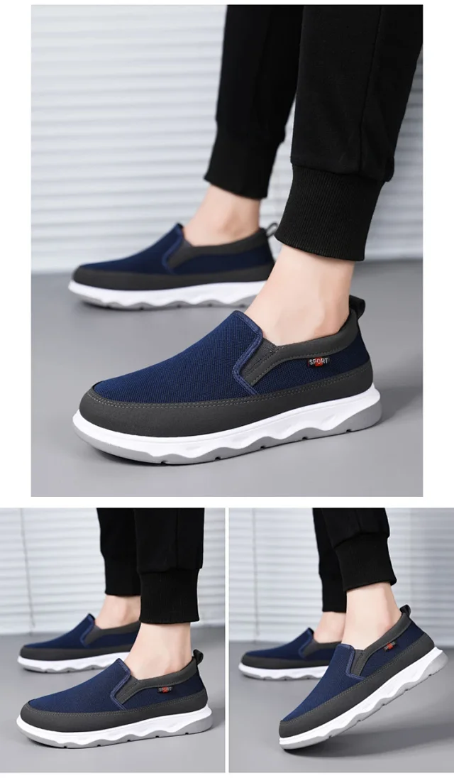 Men's Slip-On Beijing Dad Casual Shoes Detail