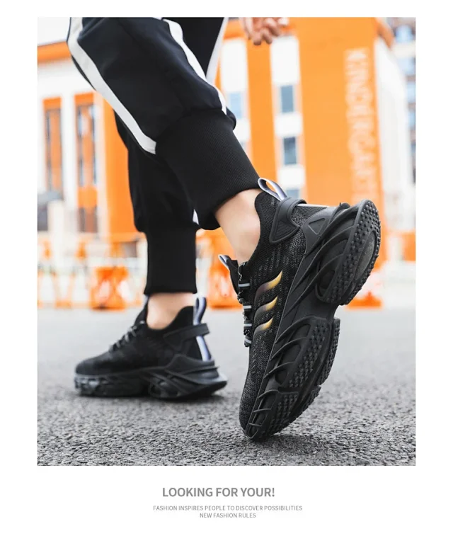 Men's Comfort Lightweight Trendy Sneakers Detail