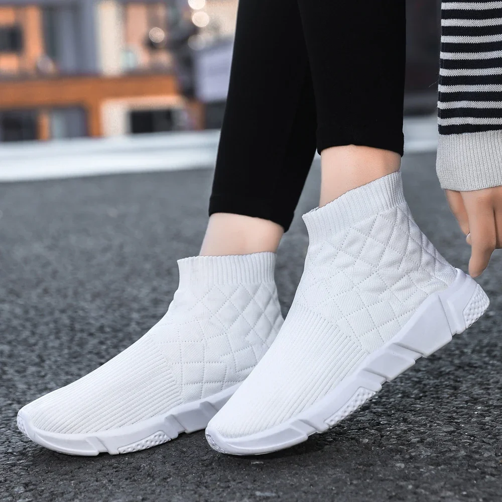 Couple Knitted Slip-on Breathable Loafers