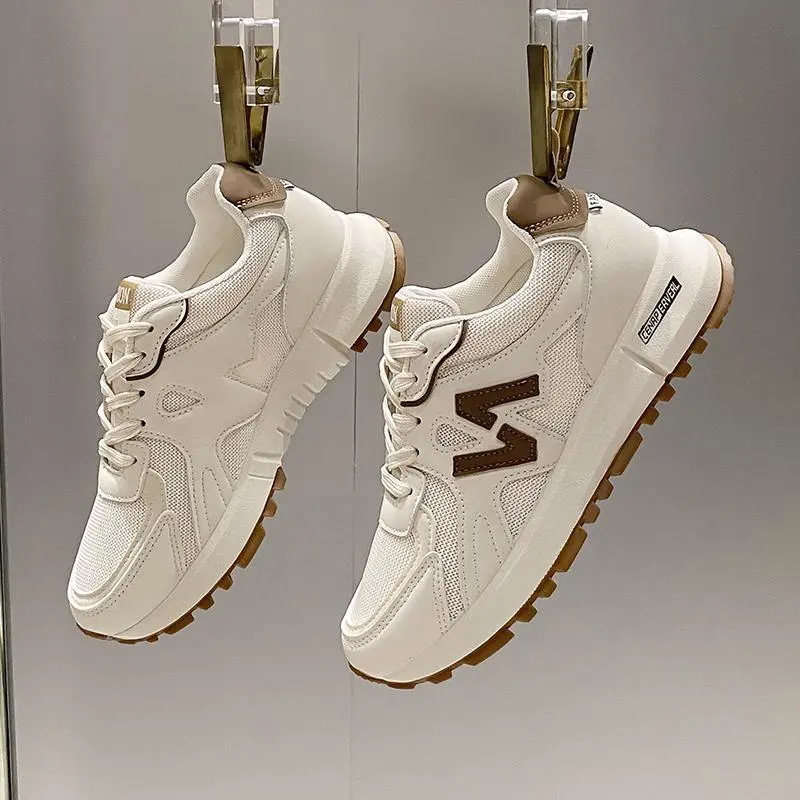 2025 Women's Lightweight Non-Slip White Athletic Sneakers