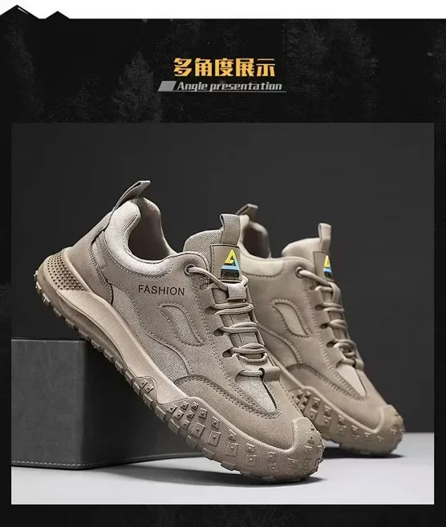 Men's Outdoor Hiking Work Leisure Boots Detail