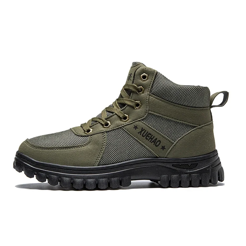 Men's Insulated Snow Boots High-Top Non-Slip