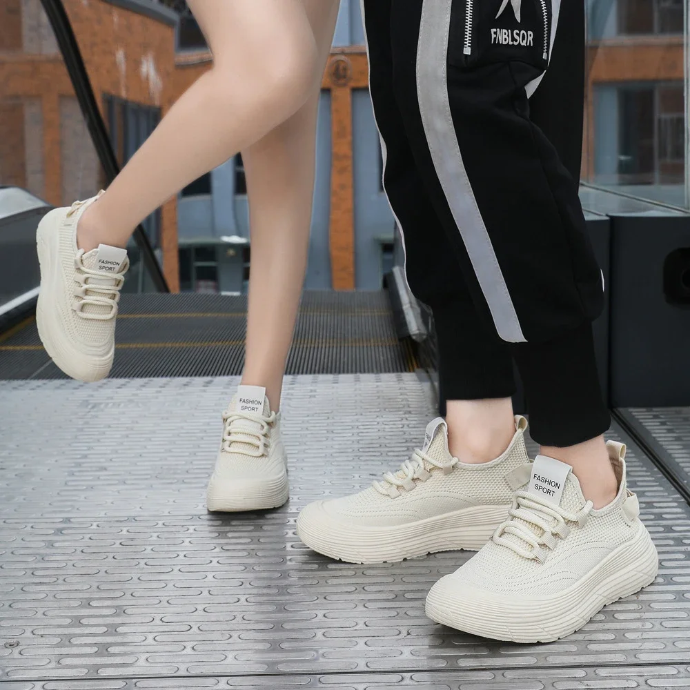 Summer Couple Breathable Mesh Dad Shoes