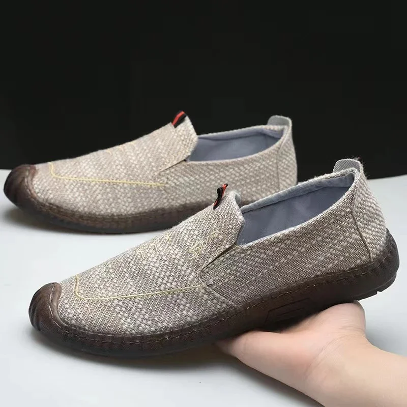 Men's Summer Linen Breathable Slip-Ons