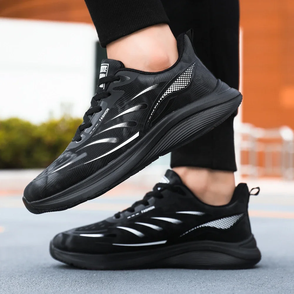 Men's Fashion Leather Low-Top Runners