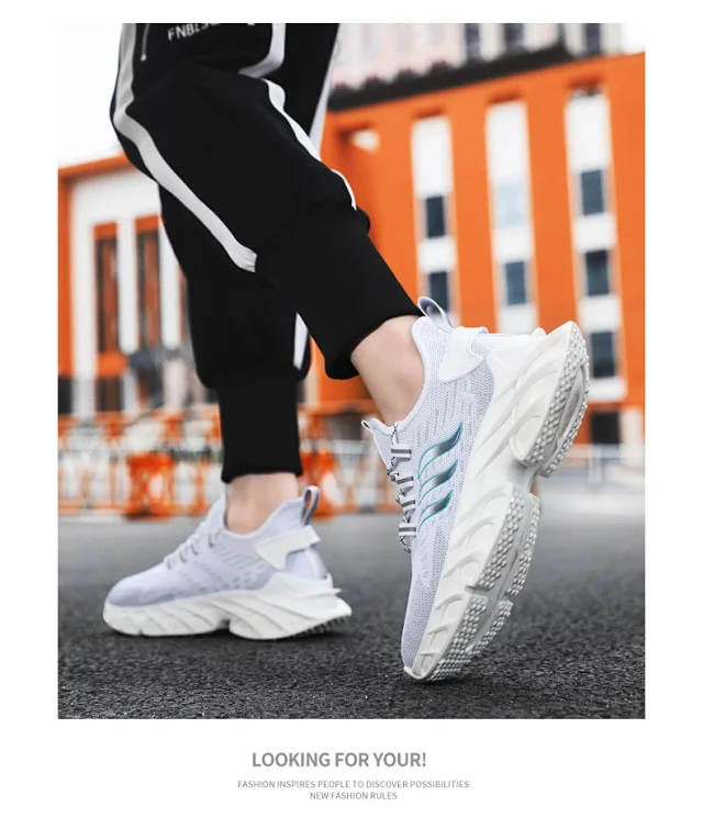 Men's Comfort Lightweight Trendy Sneakers Detail