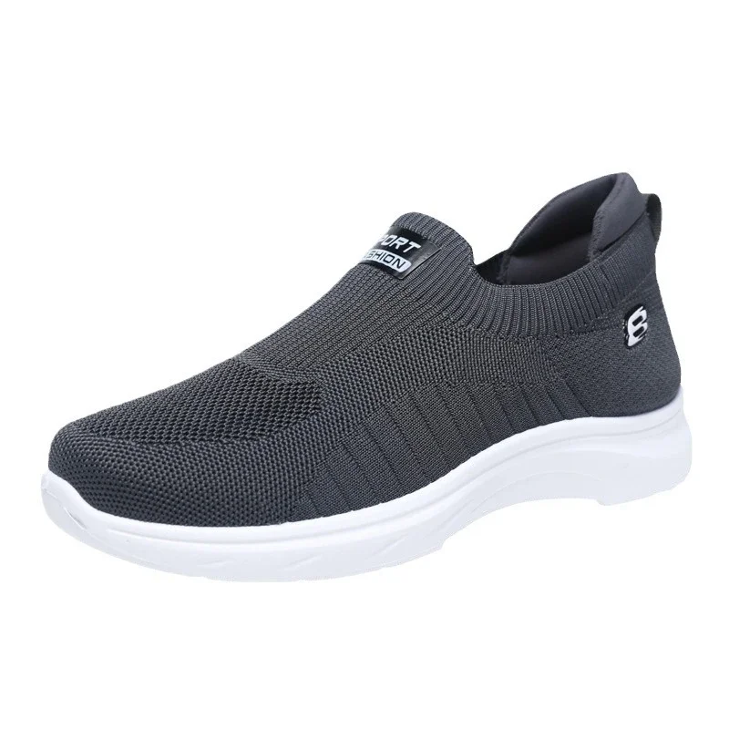 Summer New Men's Flyknit Slip-On Casual Shoes