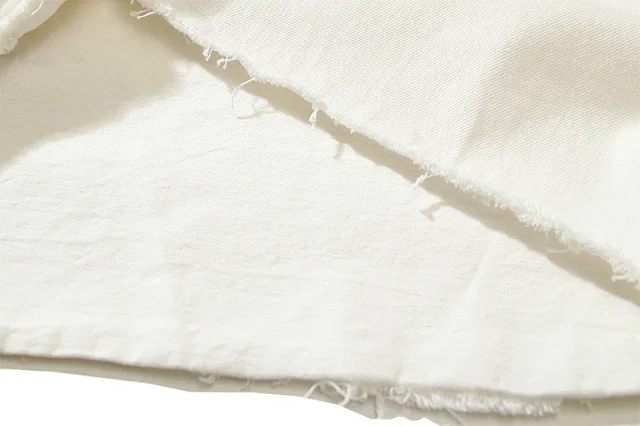 Maison Margiela Unisex Distressed Denim Hoodie Detail