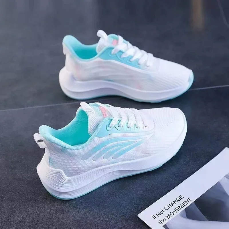 Korean Women's Mesh Lift Summer Sneakers