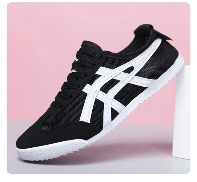 New Unisex White Mesh Sneakers Detail