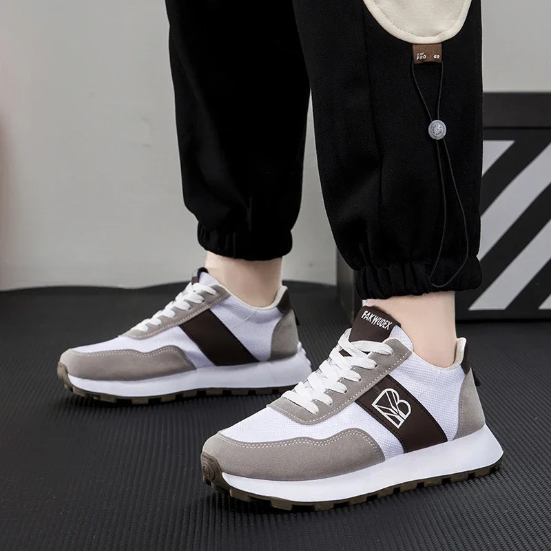 Men's Breathable Comfort Retro Colorblock Casuals