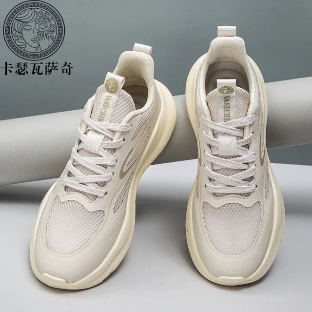 Unisex Breathable Mesh Platform Sneakers Detail