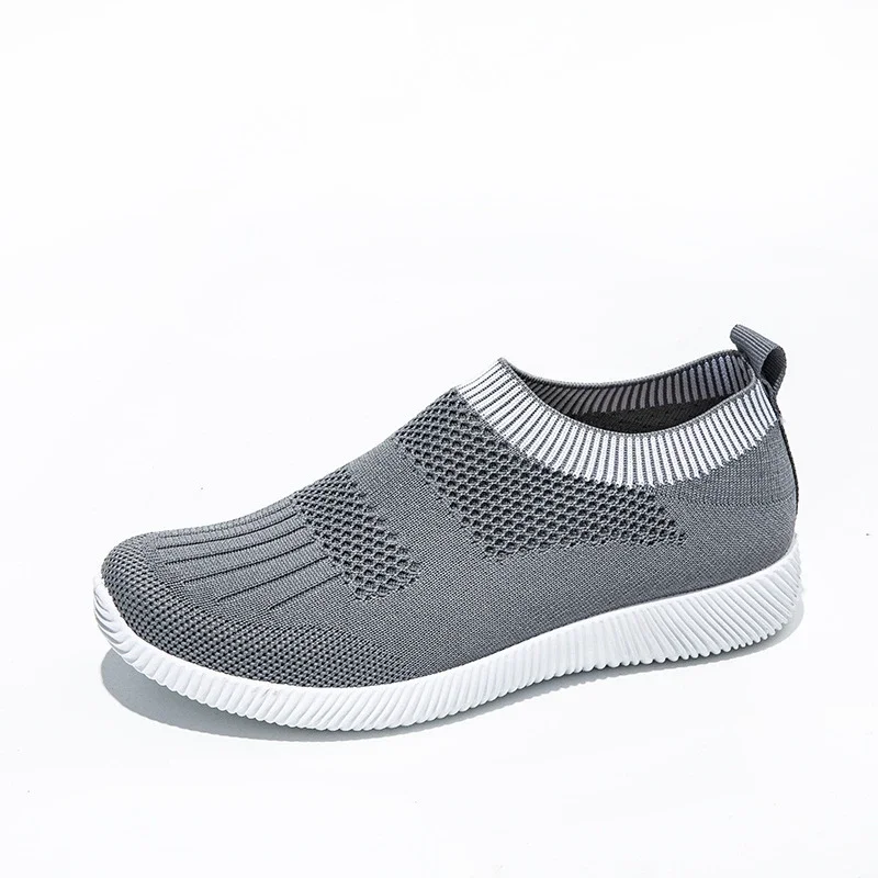 Women's Wide Width Knit Slip-On Sneakers