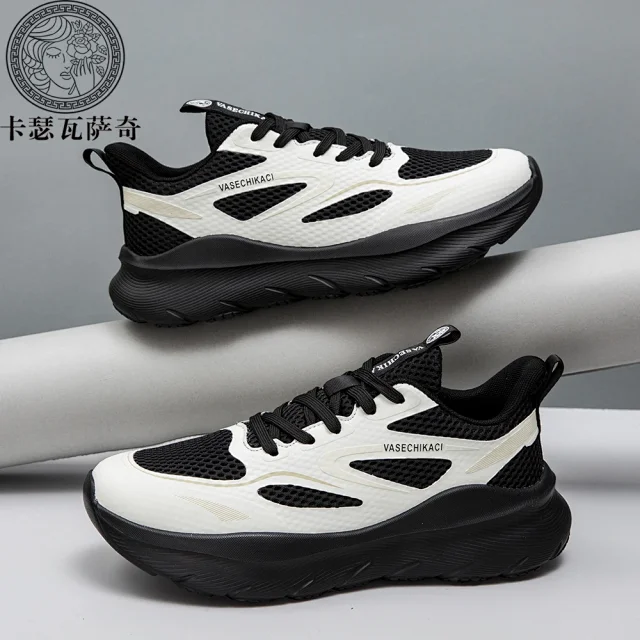 Unisex Breathable Mesh Platform Sneakers Detail