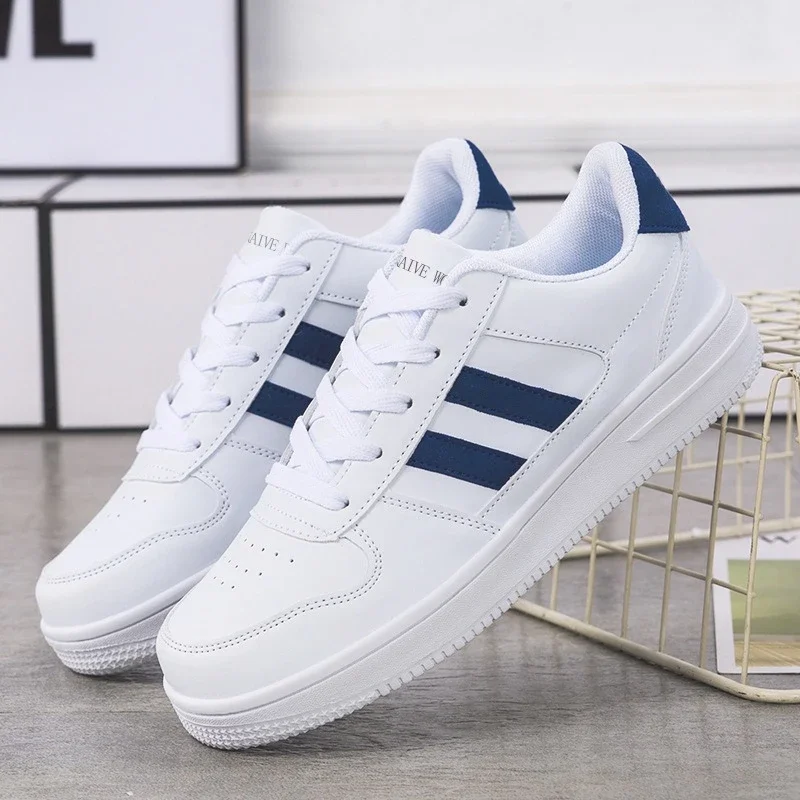 Unisex Breathable White Couples Sneakers