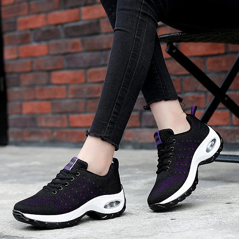 Women's Air Cushion Platform Walking Shoes