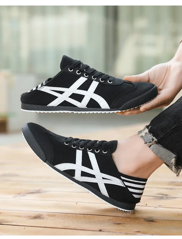 New Men's White Casual Training Shoes Detail