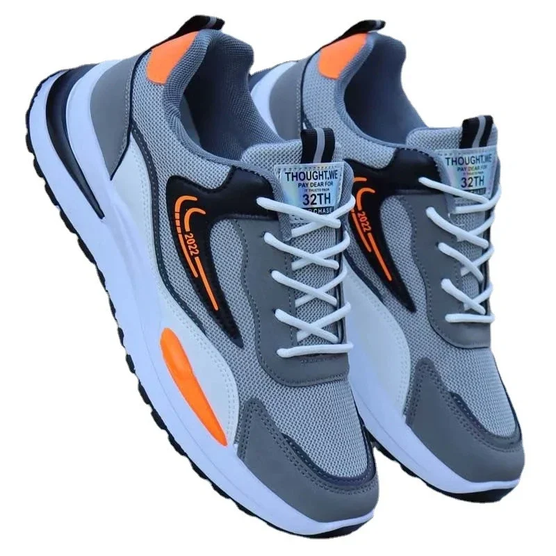 Men's Mesh Sports Sneakers - Breathable Oversize Korean Style