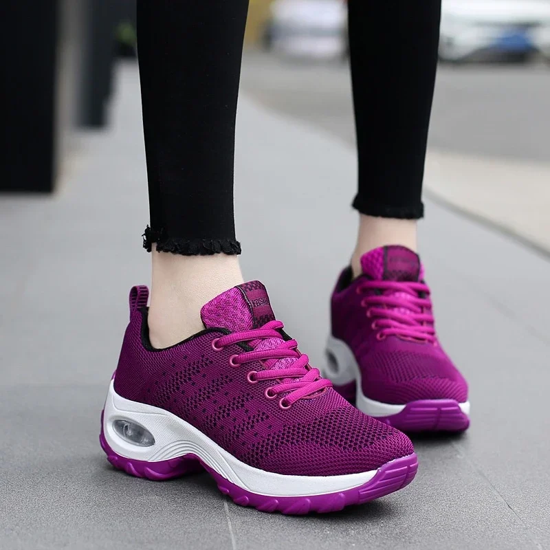 Women's Air Cushion Platform Walking Shoes