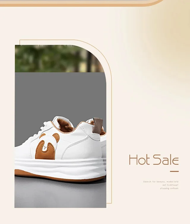 2025 Women's White Sneakers Lightweight Versatile Casual Detail