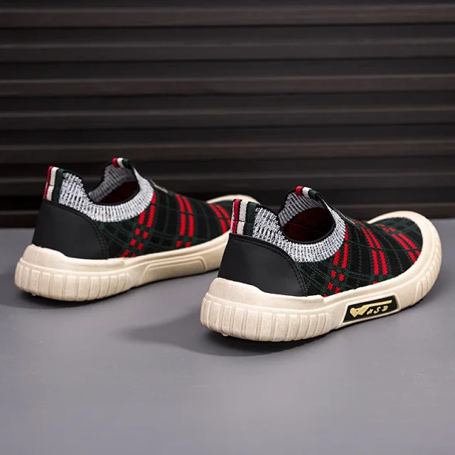 Men's Trendy Summer Flyknit Low-Top Sneakers Detail