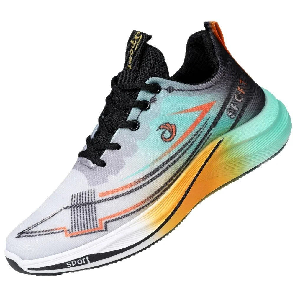 Breathable Knit Men's Cushioned Running Shoes 2025