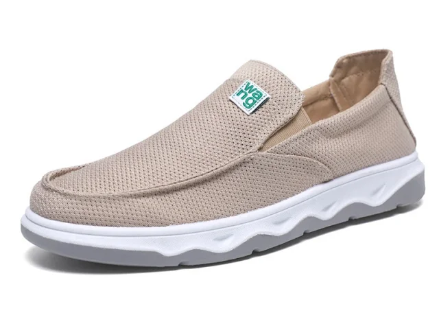 Men's Old Beijing Mesh Cloth Shoes Detail
