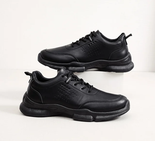 Men's Soft Leather Business Casual Shoes Detail