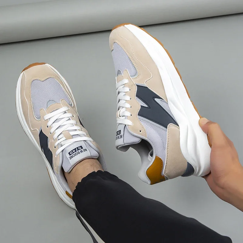 Couple Trendy Platform Mesh Runners