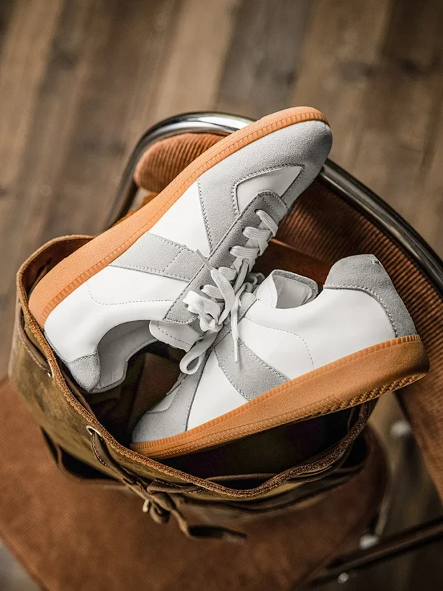 Spring Retro Unisex Low-Top Derby Sneakers Detail