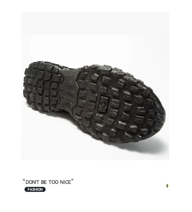 Men's Spring Slip-On Mesh Platform Shoes Detail