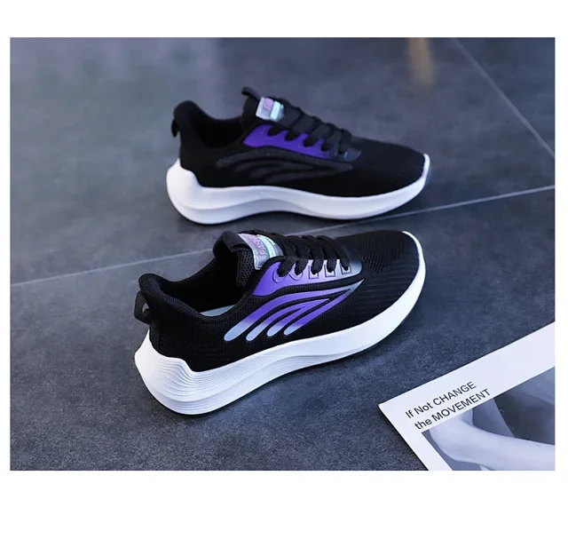Korean Women's Mesh Lift Summer Sneakers Detail