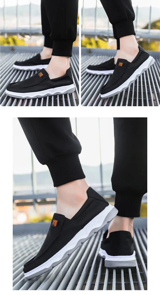 Men's Old Beijing Mesh Cloth Shoes Detail