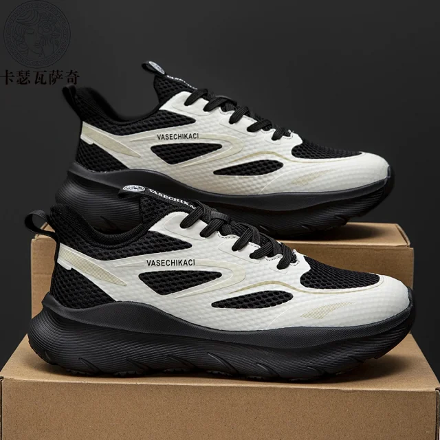 Unisex Breathable Mesh Platform Sneakers Detail