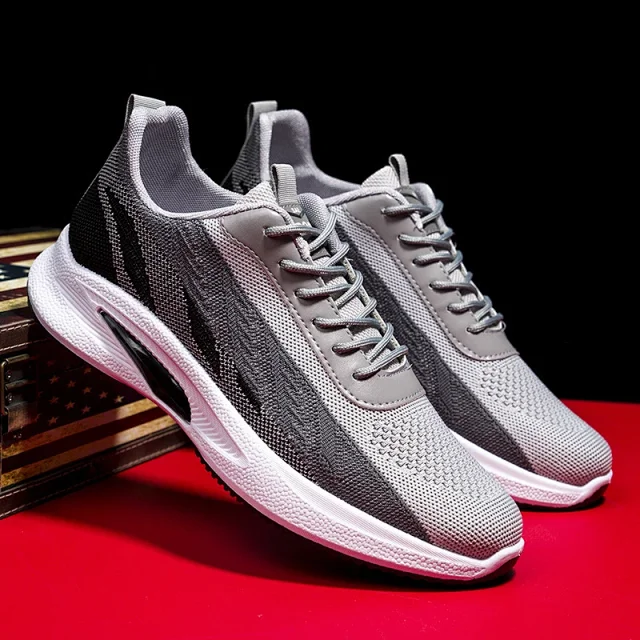 Men's Knit Mesh Versatile Running Sneakers Detail