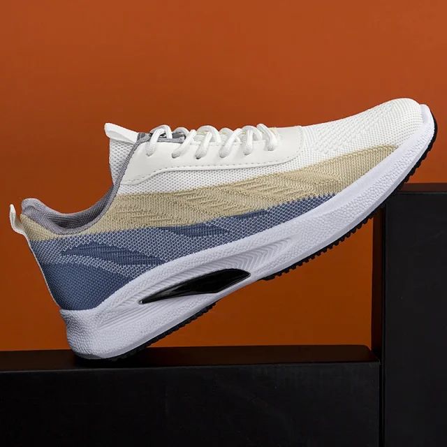 Men's Knit Mesh Versatile Running Sneakers Detail