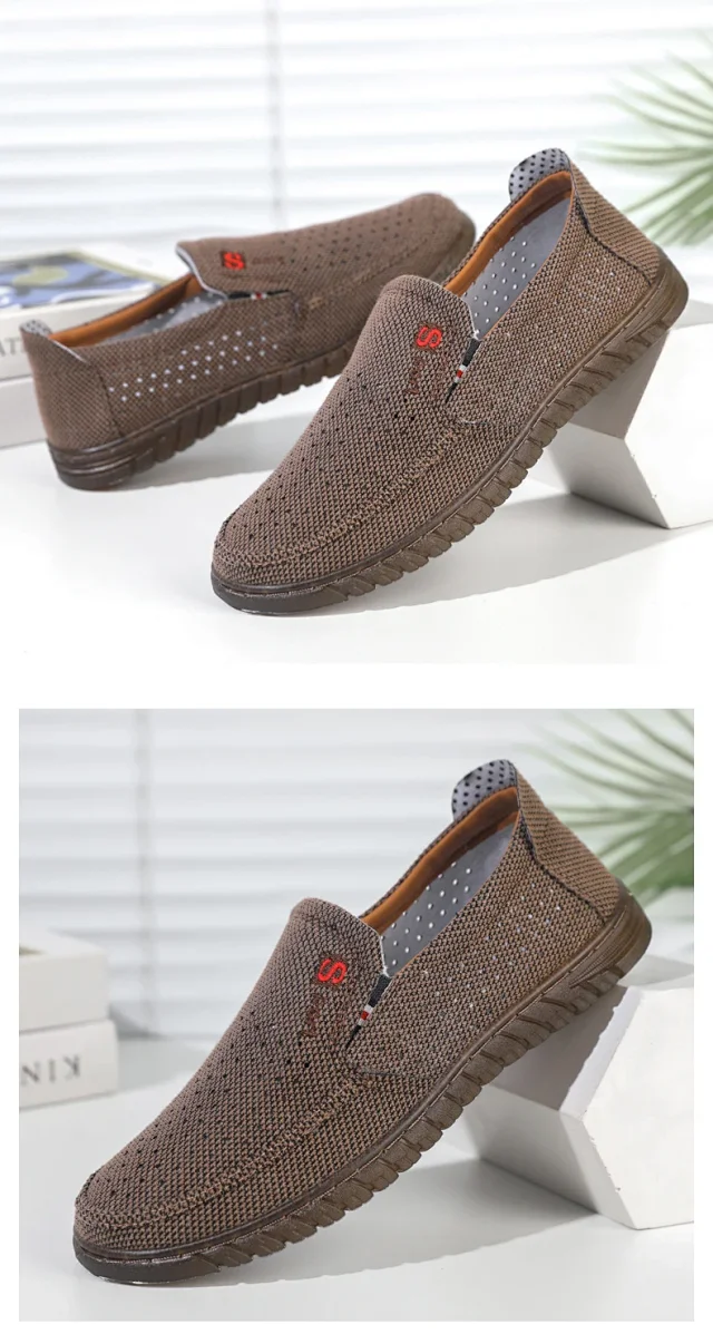 Men's Breathable Mesh Casual Sneakers Detail