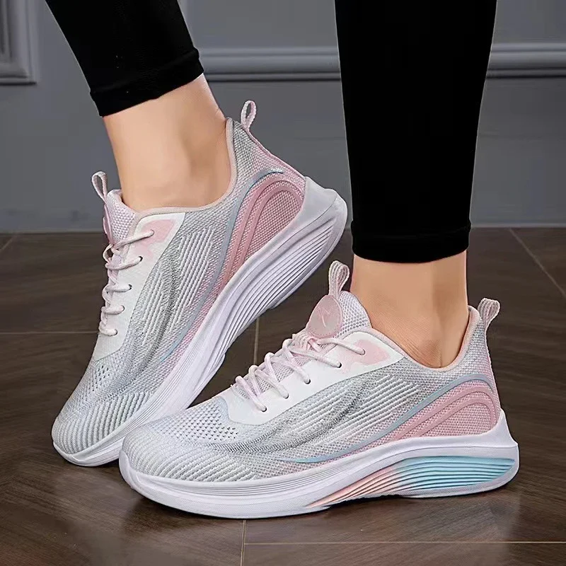 Flyknit Women's Running Shoes Breathable Comfort Active