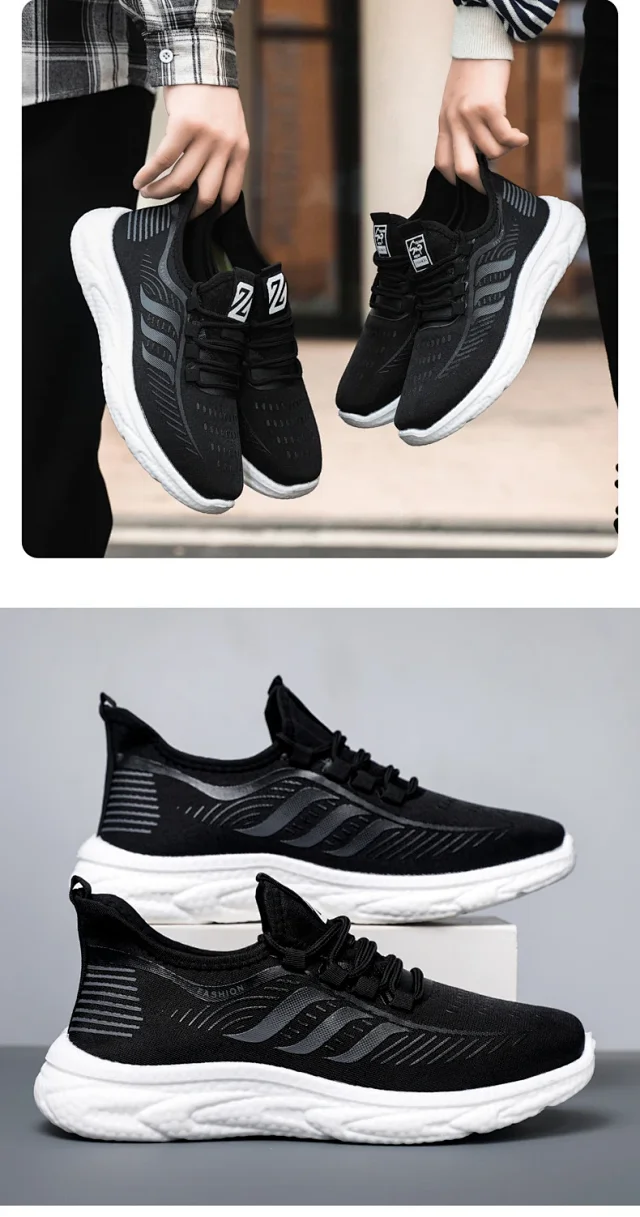 Unisex Breathable Mesh Summer Casual Running Shoes Detail