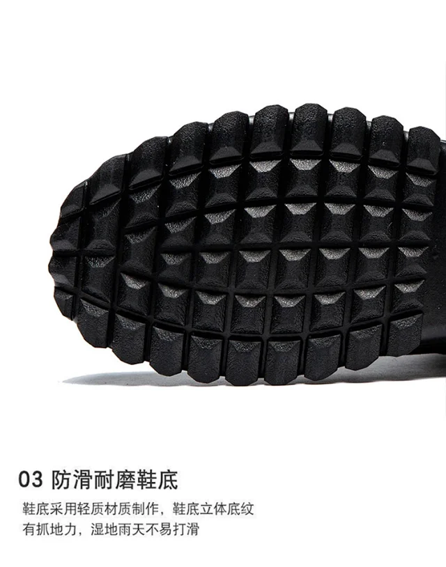 Men's Insulated Snow Boots High-Top Non-Slip Detail