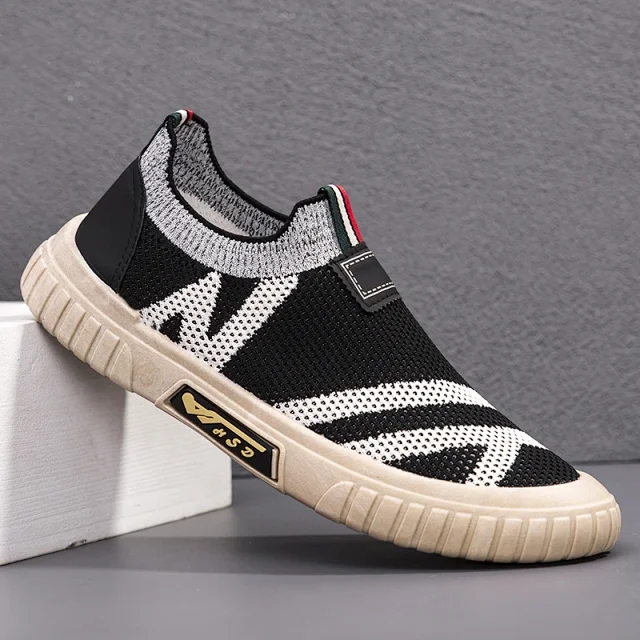 2025 Men's Slip-On Knit Skate Shoes Detail