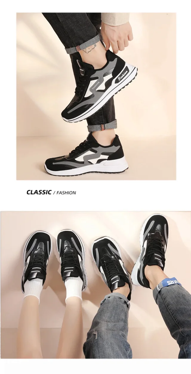 Men's Seasonal Low-Cut Casual Running Shoes Detail