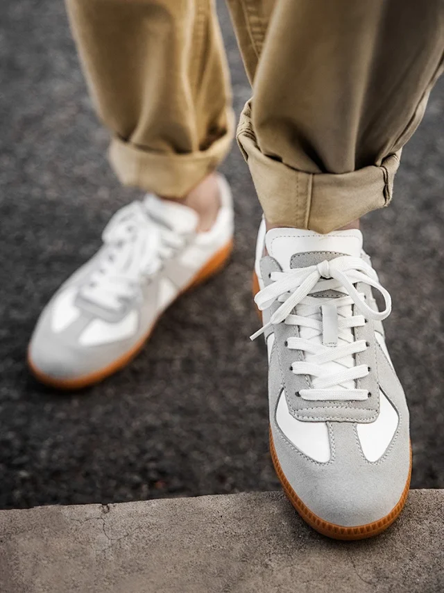 Spring Retro Unisex Low-Top Derby Sneakers Detail