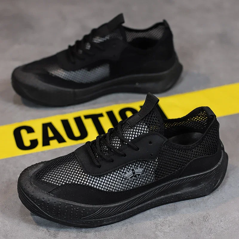 Men's Ventilated Mesh Height Low-Cut Shoes