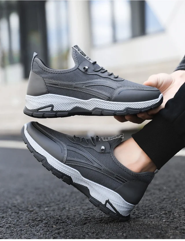 Men's Trendy Mesh Running Shoes 2025 Detail