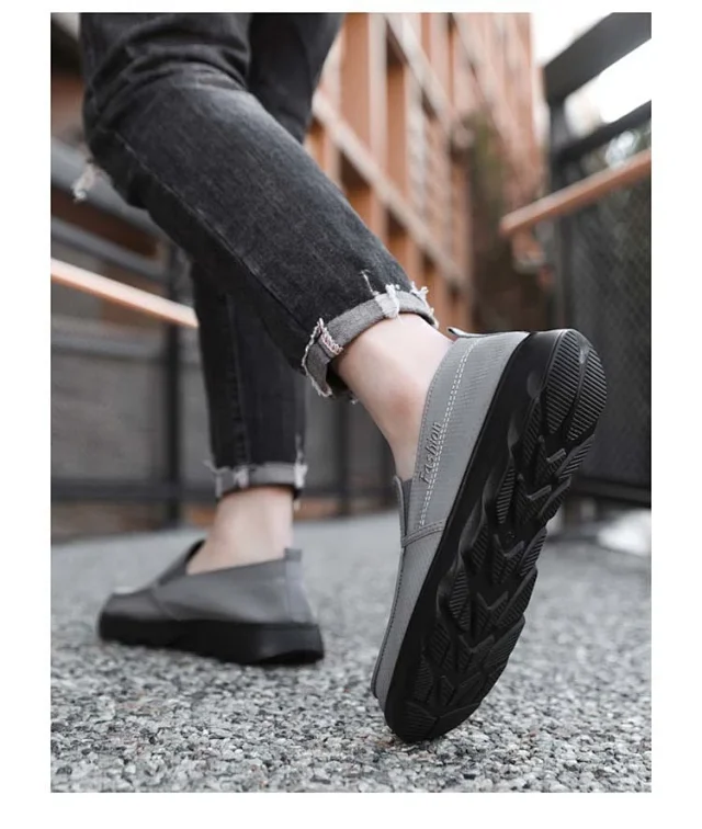 Beijing Cloth Driving Loafers, Breathable Summer Shoes for Men Detail