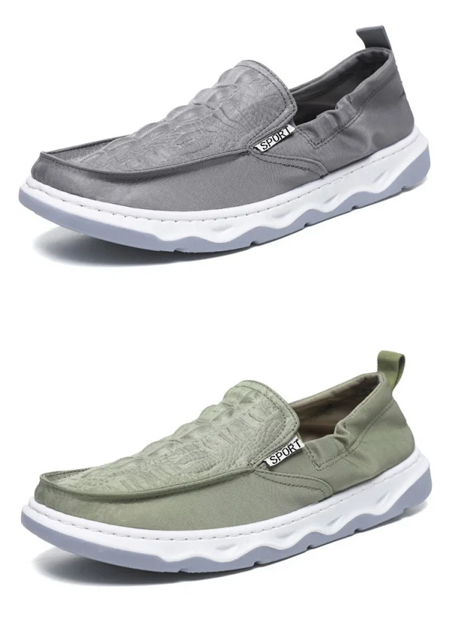 Old Beijing Men's Cool Slip-On Shoes Detail