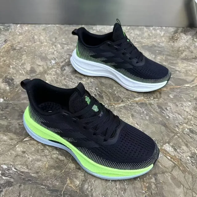 Men's Trendy Versatile Cushion Pure White Sneakers Detail